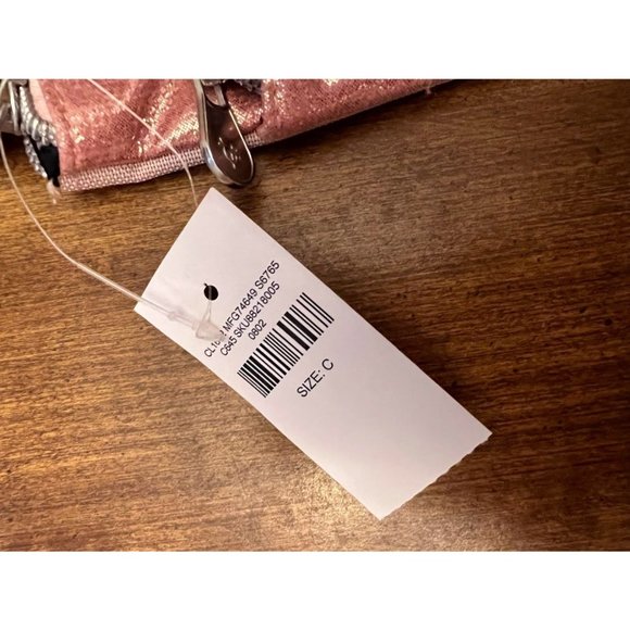 NWT Justice Girls Rose Gold Sparkly Unicorn Initial "C" Pencil Pouch - Picture 8 of 8